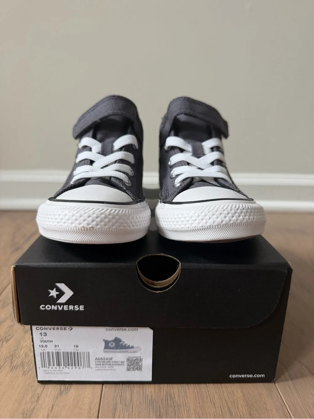 Converse Kids CTAS Malden Street Mid Dark Moth/Black/White